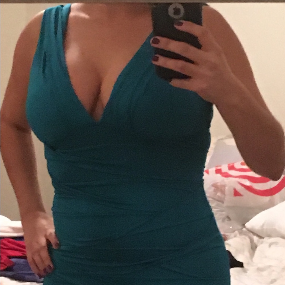 Blue dress